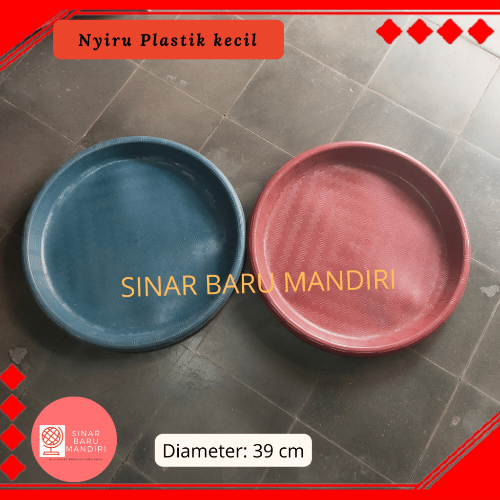 Nyiru plastik / Tampah Plastik / Nampan plastik bulat