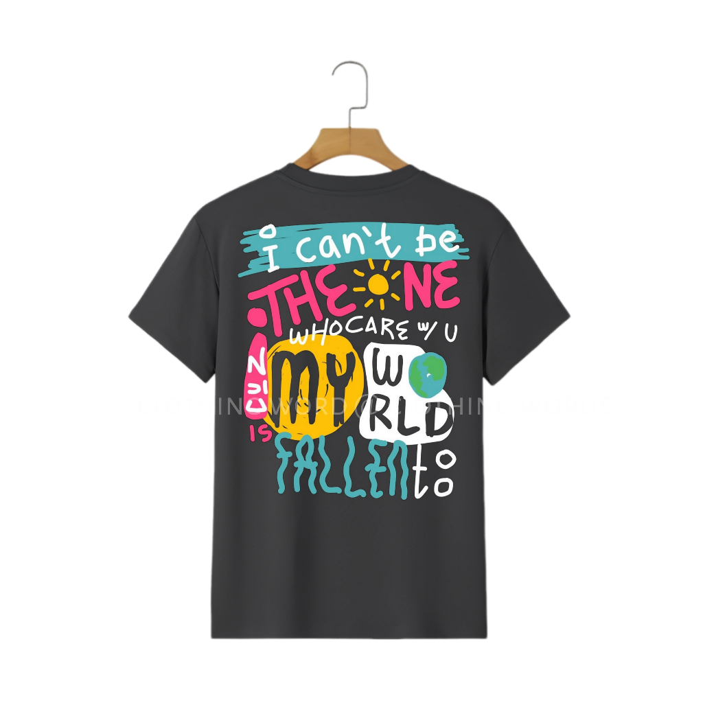 Baju Kaos Kata Kata Keren I Cant Be [ sablon belakang, terbaru , viral