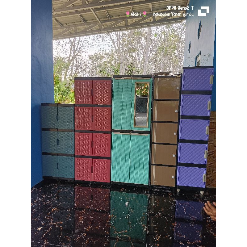 lemari plastik 4 susun/ lemari plastik tabitha / lemari plastik 4 susun/lemari plastik murah