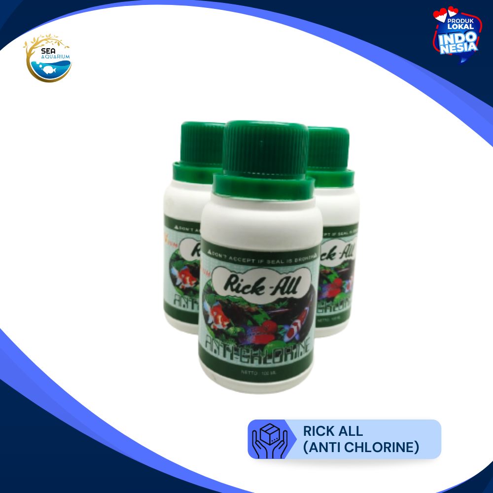 Rich All Cairan Anti Chlorine/Anti Klorin Rick All 100ml Netralisir Klorin Air