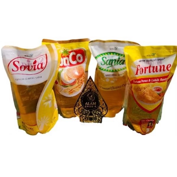 

1PCS SUNCO MINYAK GORENG FORTUNE SANIA SOVIA 1LITER REFFIL JATIM