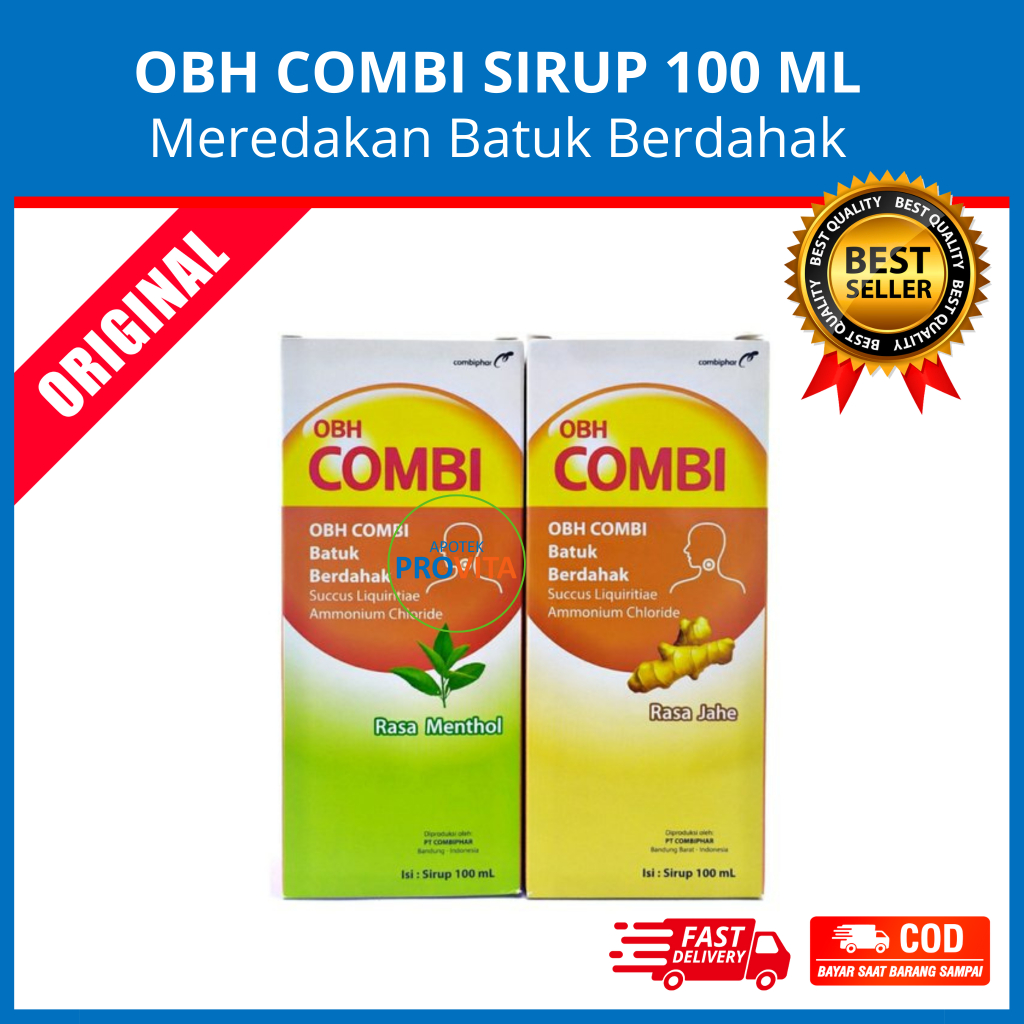 OBH COMBI BATUK BERDAHAK 100 ML - Meredekan Batuk Berdahak