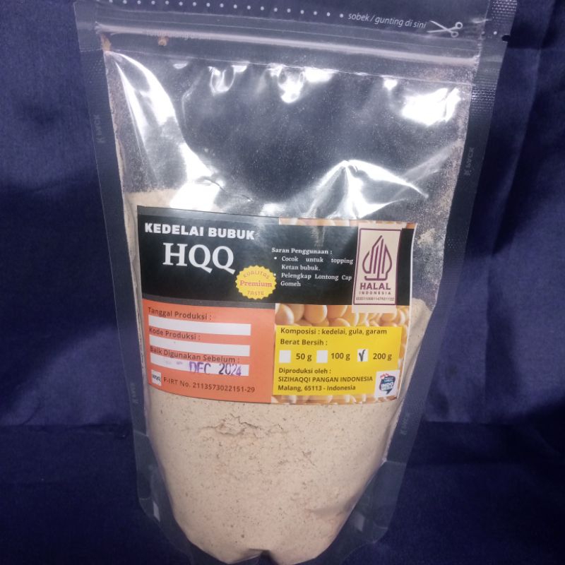 

Bubuk Kedelai HQQ / Kedelai Bubuk HQQ 100 Gr