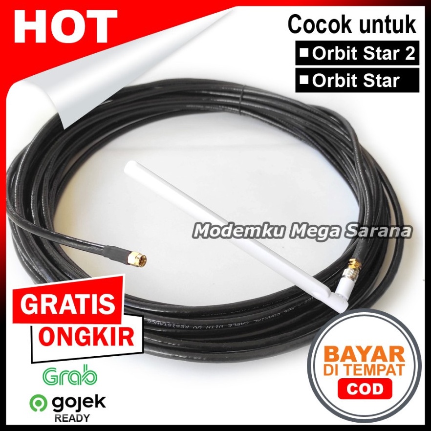 Antena Telkomsel Orbit Star 2 B312 Modem Router Penguat Sinyal c O5K2