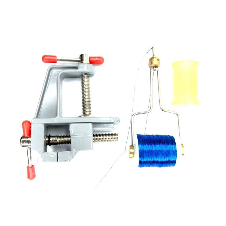 KODE A99J 1 Set Alat Assist Hook  Pengikat Kail  Penjepit Kail  Ragum Mini  Bobbin  tanpa benang ben