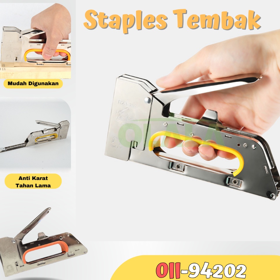 

KODE T4E Staples Stepler Tembak Gun Tracker 3 iN 1 OLL9422