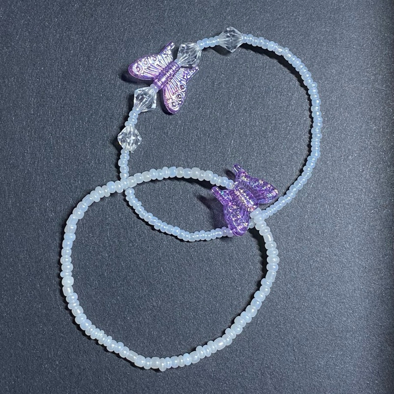 butterfly beads bracelet