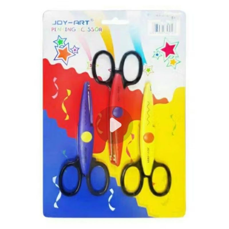 

Gunting zig zag Basic Joy-Art ZZ-525A Set 3 Pcs