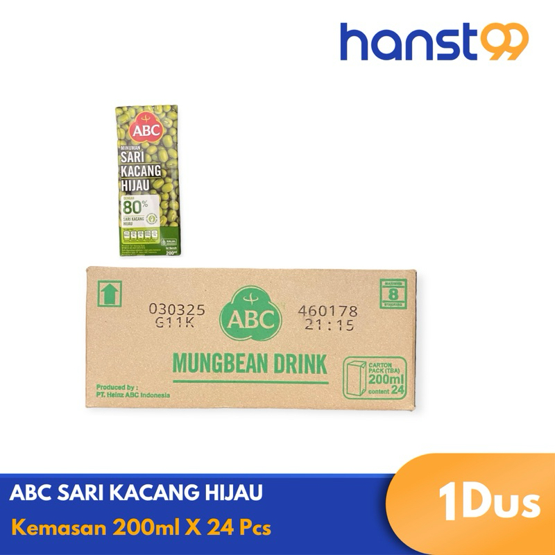 

ABC Sari Kacang Hijau 200ml X 24pcs 1Dus