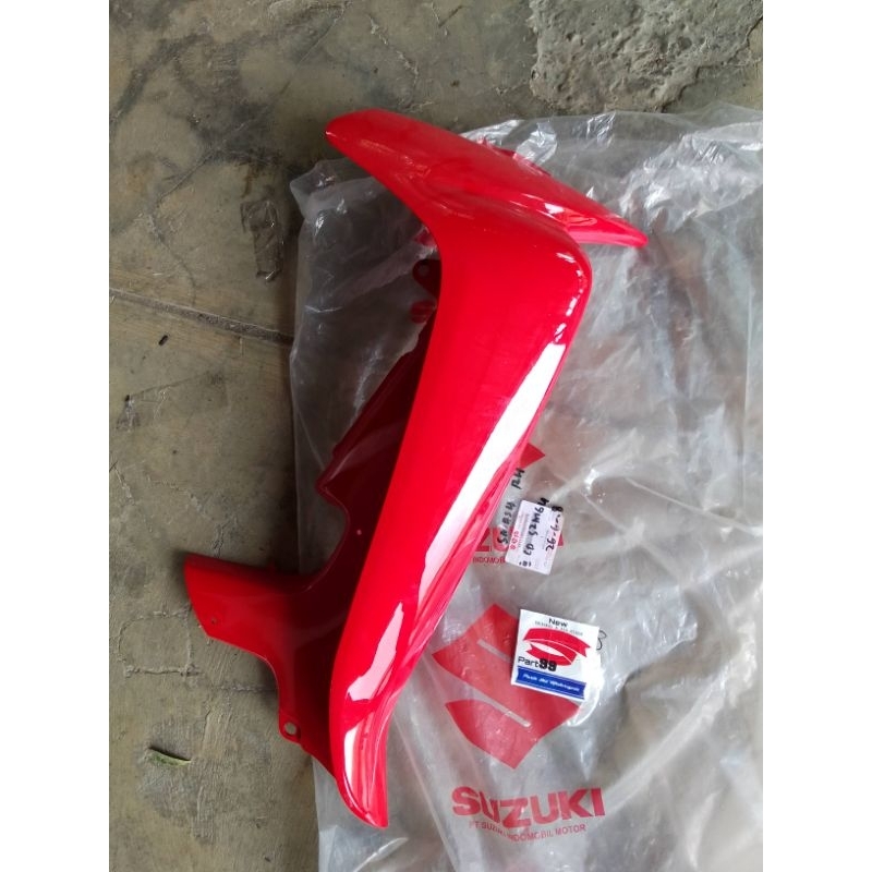 sayap legsild tebeng luar kanan merah suzuki smash lama 110 original