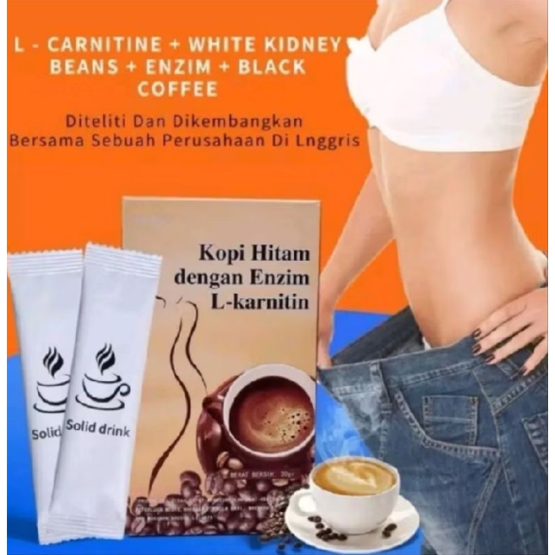 

KOPI HITAM L KARNITIN KOPI PELANGSING BADAN DIET KOPI L - KARNITIN [ ISI 10 SACHET ]