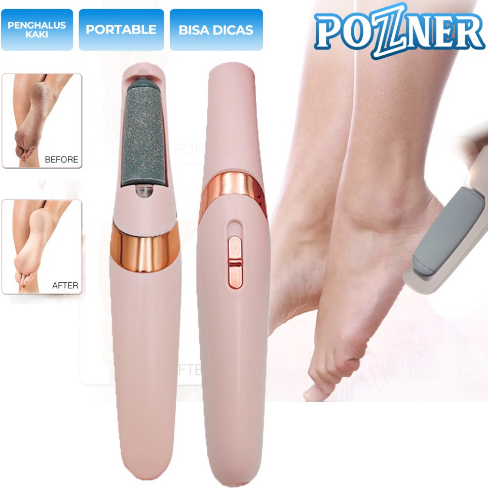 Penghalus Tumit Kaki Portable Elektrik Callus Remover Pedicure Kapalan Kulit Mati s V7J7