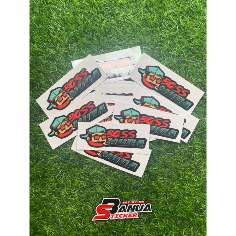 

Stiker print boss muda