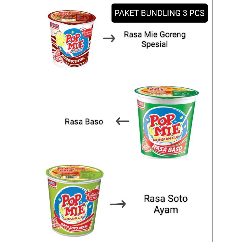 

PAKET BUNDLING 3 PCS POP MIE