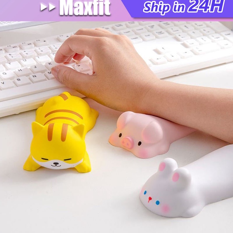 Mouse Pad Wrist Rest Pad Keyboard Bantalan MousePad Anime Karakter Lucu resin lembut Pergelangan Tan
