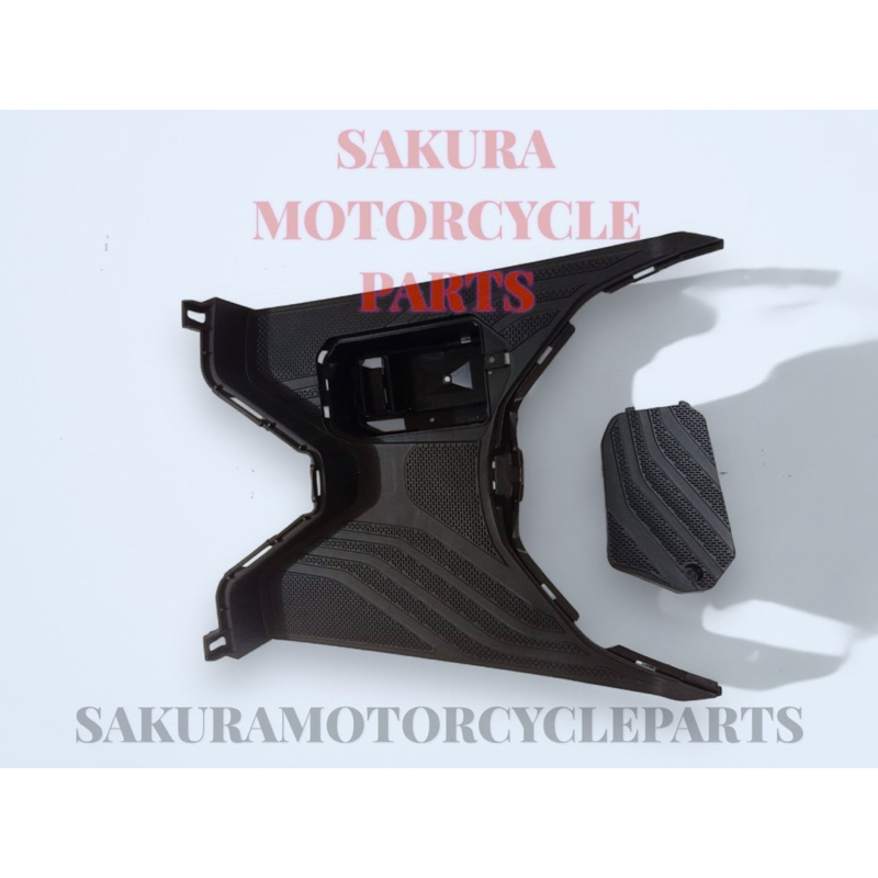 STEP FLOOR PIJAKAN KAKI FOOTREST ATAS + TUTUP AKI VARIO 150 / 125 LED NEW VARIO 125 GEN 1 2018 2019 