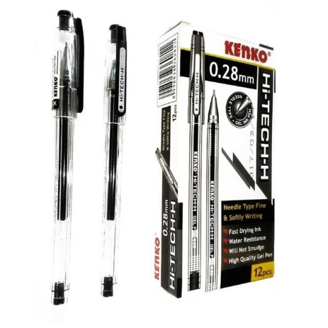 

( Pcs ) KENKO - Bolpen Gel Hi Tech 0.28mm / Pen Jel
