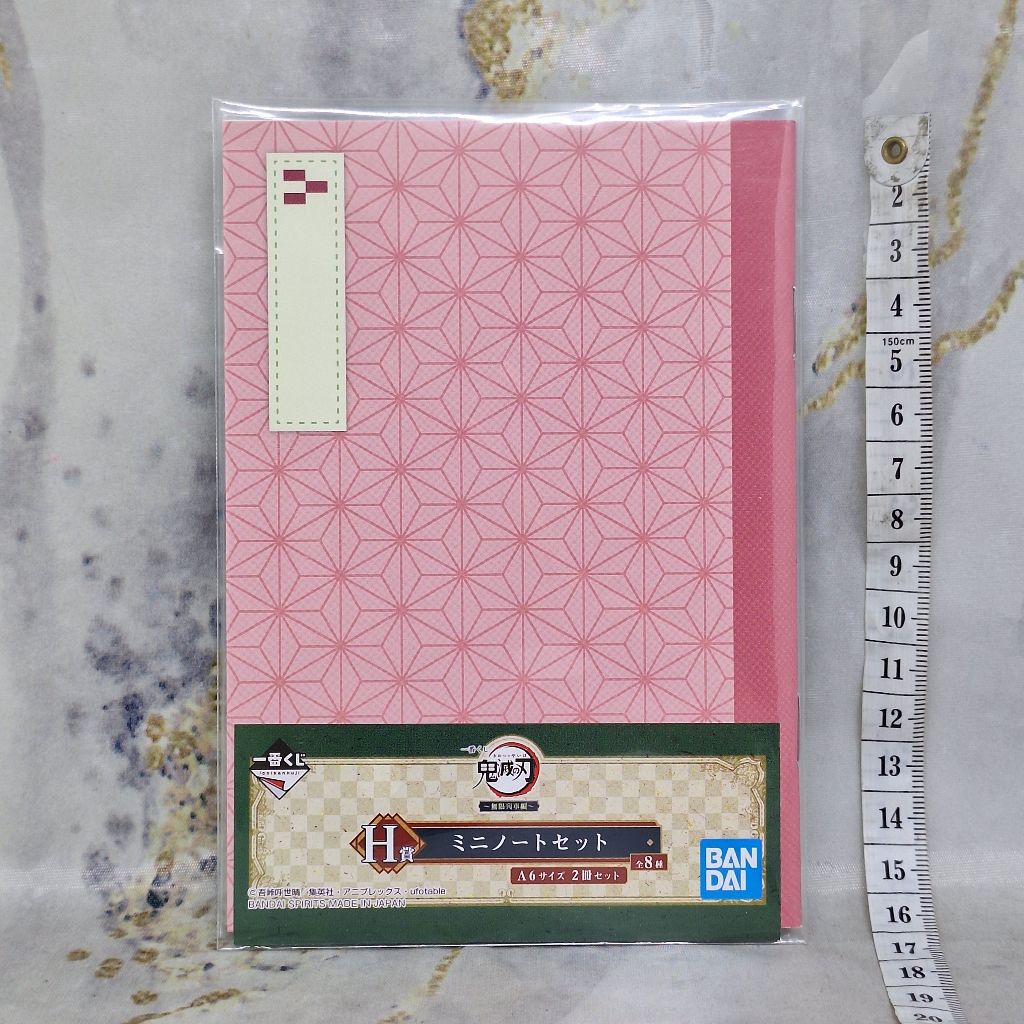 

Demon Slayer Nezuko Kamado Zenitsu Agatsuma Mini Notebook A6 Size Ichiban Kuji H Prize Kimetsu No Yaiba Memo Notes