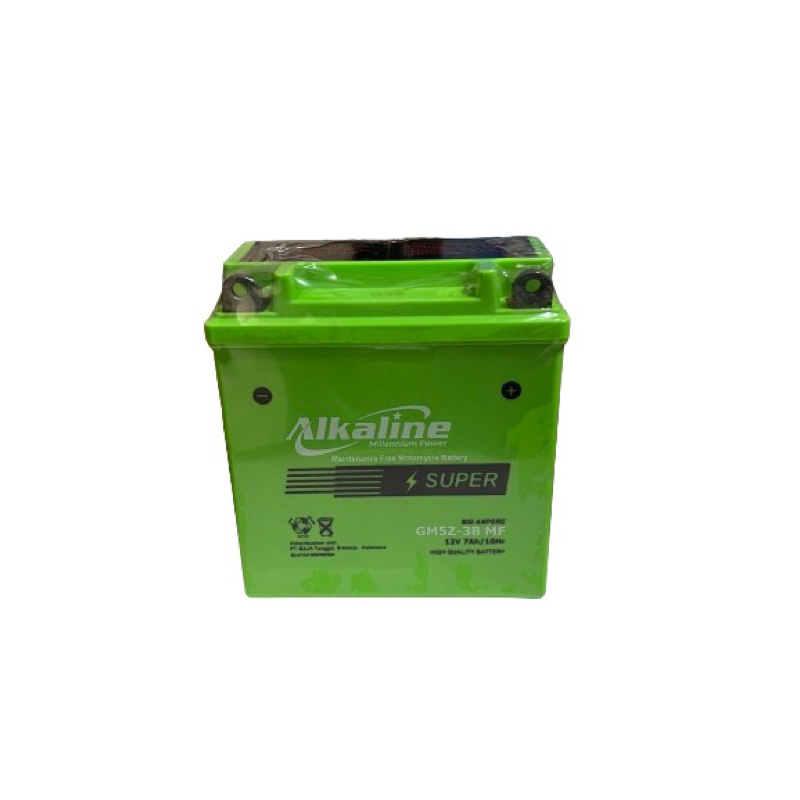 Aki Motor ALKALINE AM5Z3BL GM5Z YM5Z / 12V 5A Supra Jupiter Vega Mio