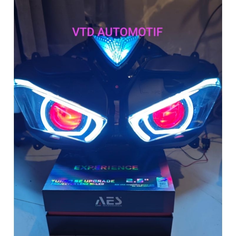 Biled Turbo Se AES Motor Yamaha R25 Paket Headlamp Reflektor PNP