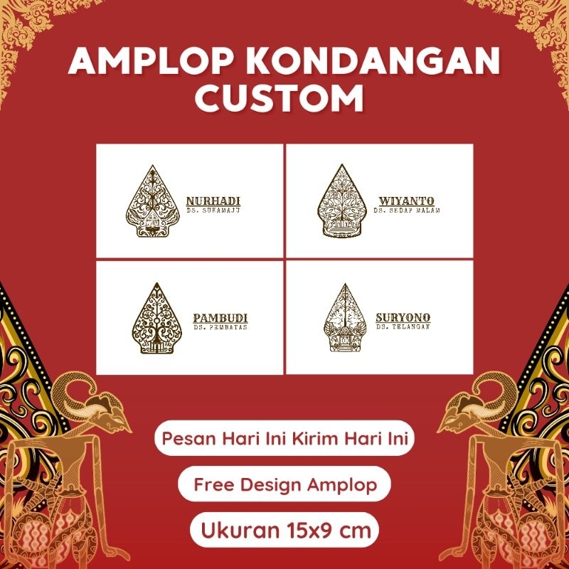 

Amplop Kondangan Nyumbang Sumbangan Custom Bisa Request Nama Alamat Sendiri
