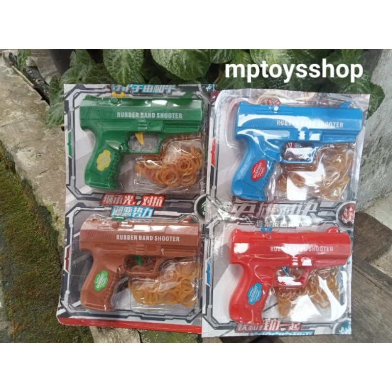 Mainan Anak Pistolan Peluru Karet