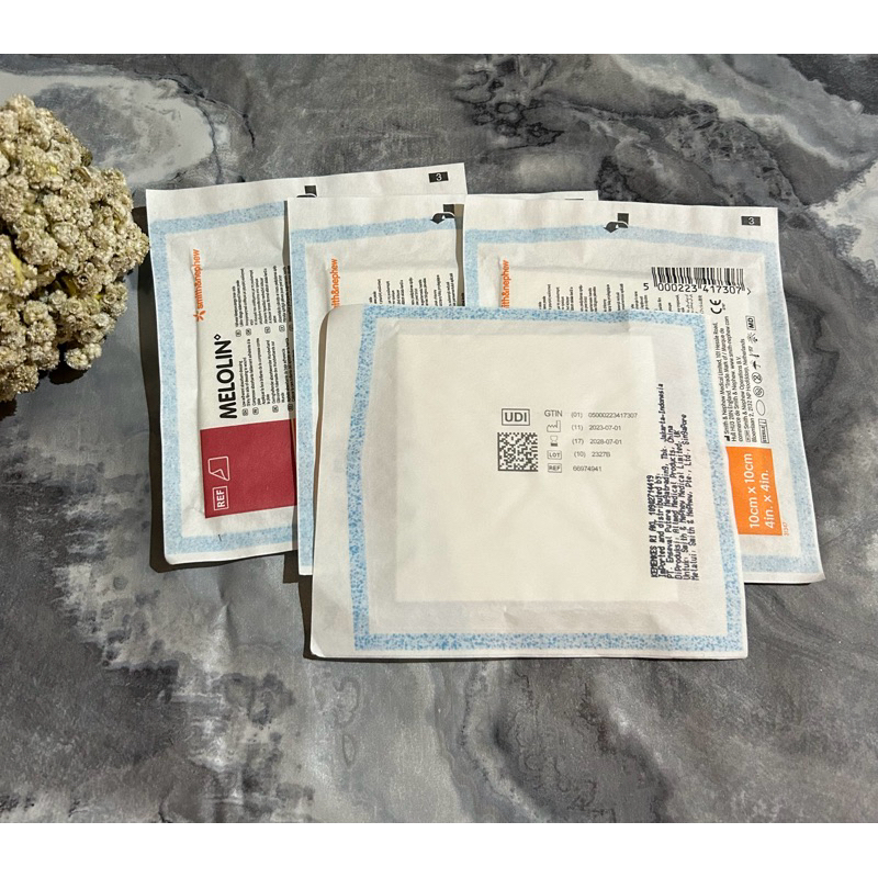 Melolin 10x10/PerbanLukaOperasi/PerbanLukaDiabetes/PerbanLuka/Kassa/PenutupLuka