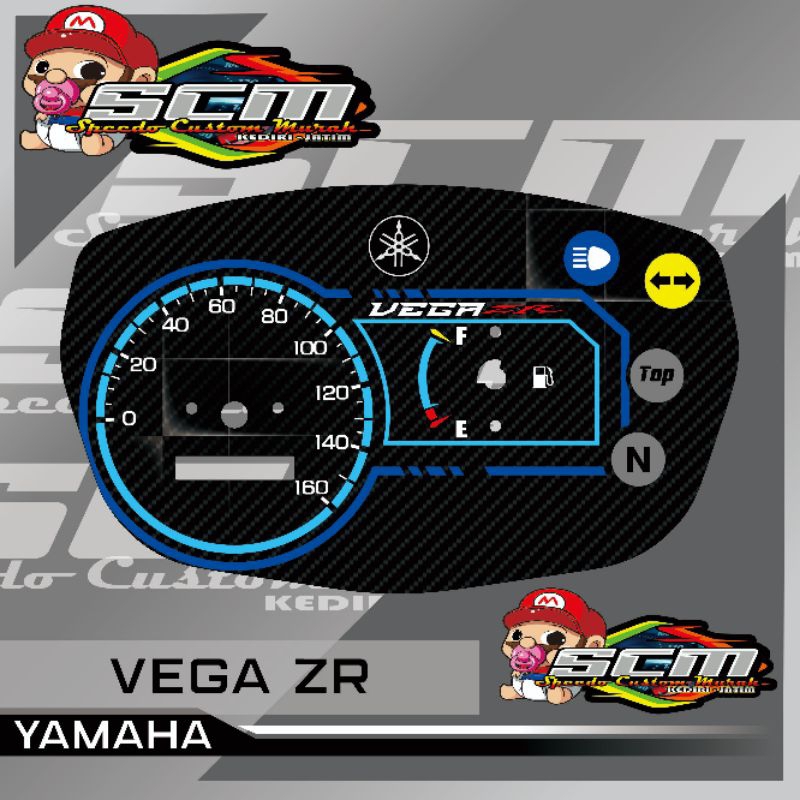 Papan Speedometer Vega ZR panel spidometer custom Vega ZR