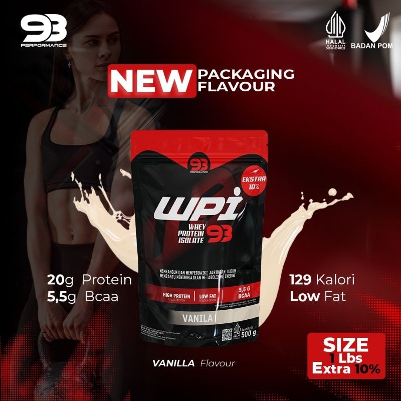 Whey protein isolate 93 500gram wpi 90 93 susu fitnes susu diet