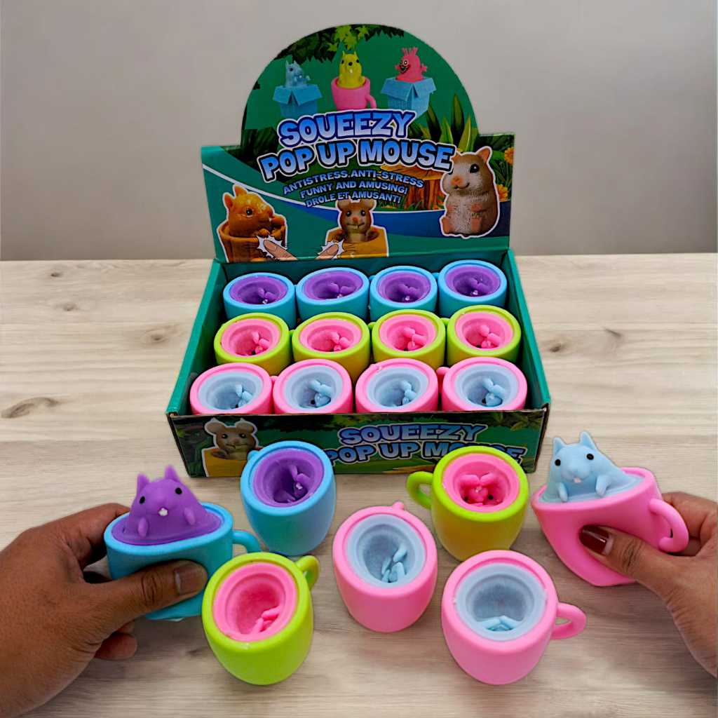 Mainan Squishy Karet / Popup Karakter Silikon Squeeze / Aman Untuk anak