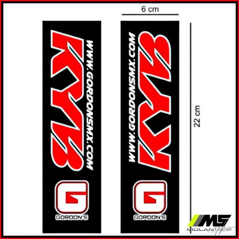 Sticker Shock KYB GORDON Kayaba Gordon Teleskopik Kayaba USD Sticker Shock USD Upsidedown KYB Gordon