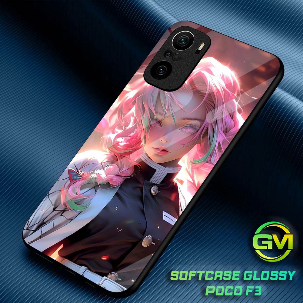 [GM28] Softcase Glossy Poco F3 Casing Kesing Mika Pelindung Hp Case Xiaomi Poco f3 Kilau Kaca Karet 