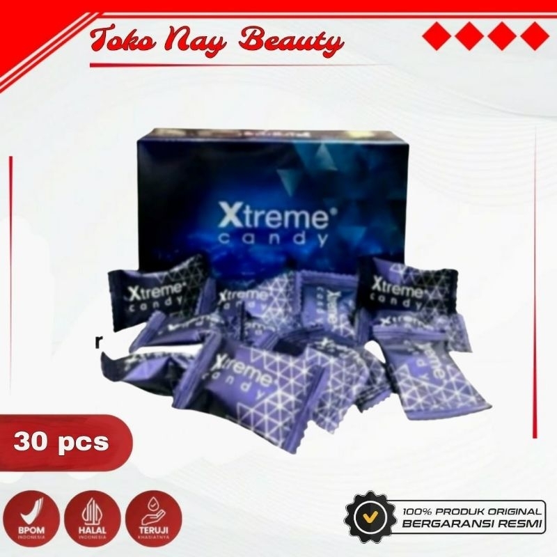 Permen Premium Pria Xtreme Stamina Candy Original 1 Box Isi 30pcs