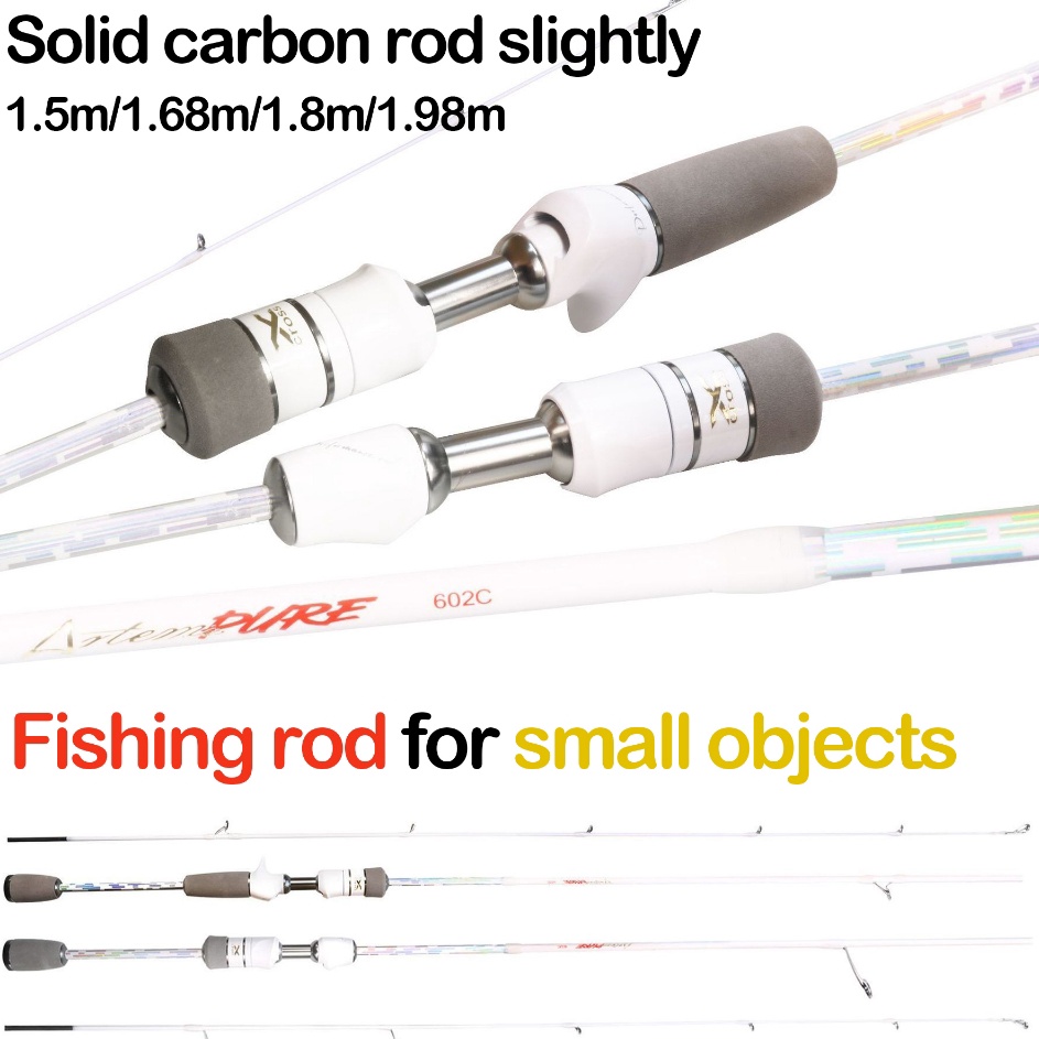 Borong Laris  Indonesia Spotjoran pancing daido 15 165 18 198 cm gagang busa full karbon padat ring 