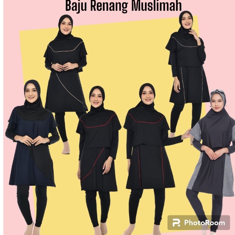 First Order  Baju Renang Muslimah Dewasa jumbo Baju Renang jumbo syari baju renang perempuan baju re