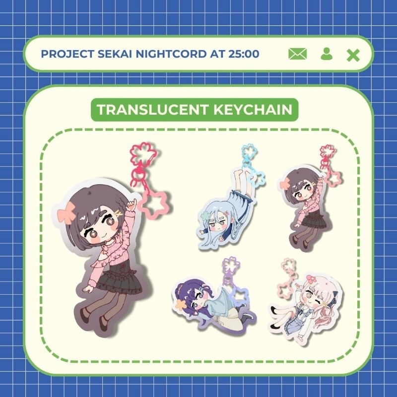 Project Sekai Nightcord At 25:00 Keychain