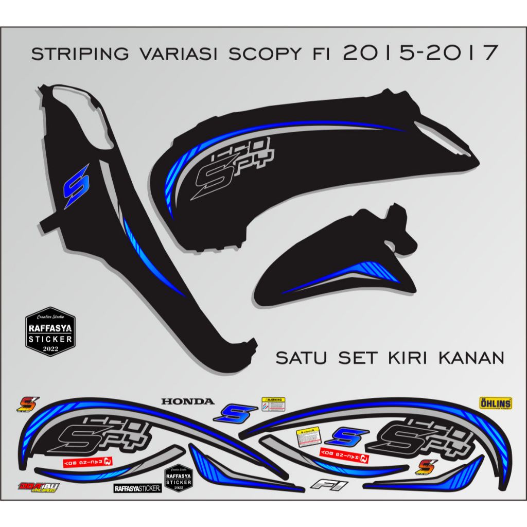 cod-striping variasi custom scoopy fi 2014-2017