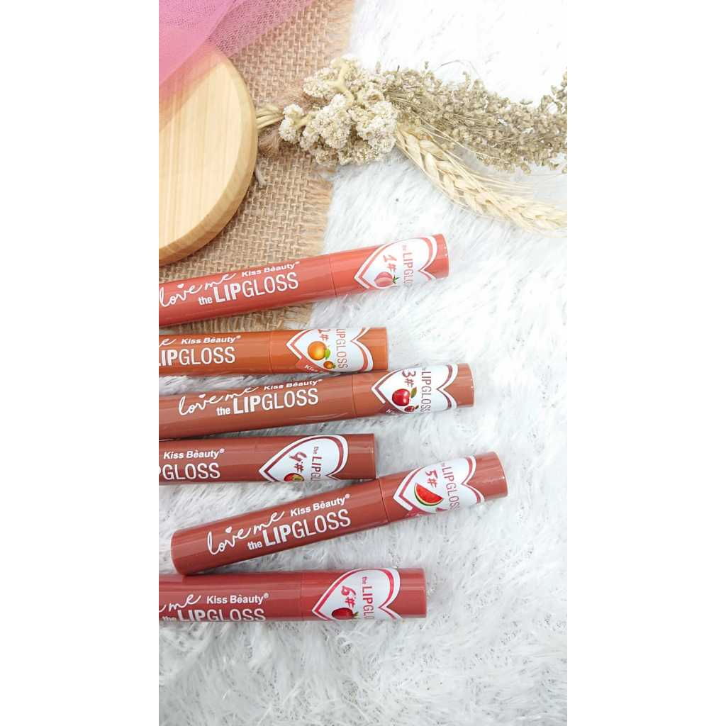 lipstik kiss beauty heart fruit love me