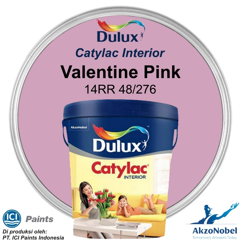 CAT DULUX CATYLAC INTERIOR 5 KG - VALENTINE PINK 14RR 48/276