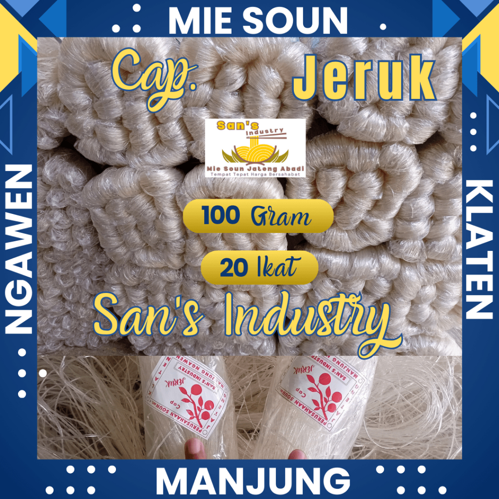 

mie soun manjung 20 ikat berat 2kg cap jeruk putih kenyal tidak mudah putus
