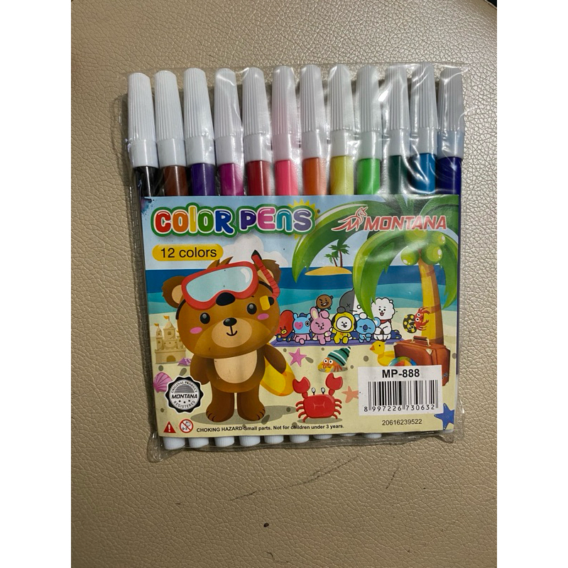 

SPIDOL 12 WARNA | COLOR PENS | MONTANA