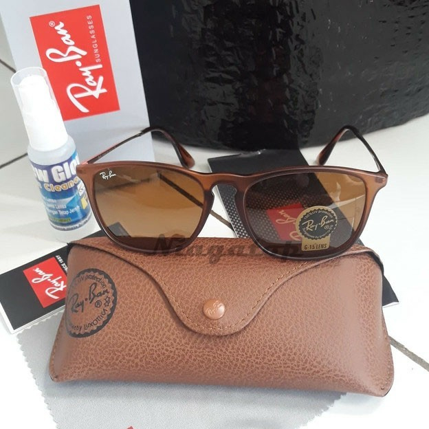 Kacamata Pria Wanita Original / Ori Rayban ChrisPolarized Brown