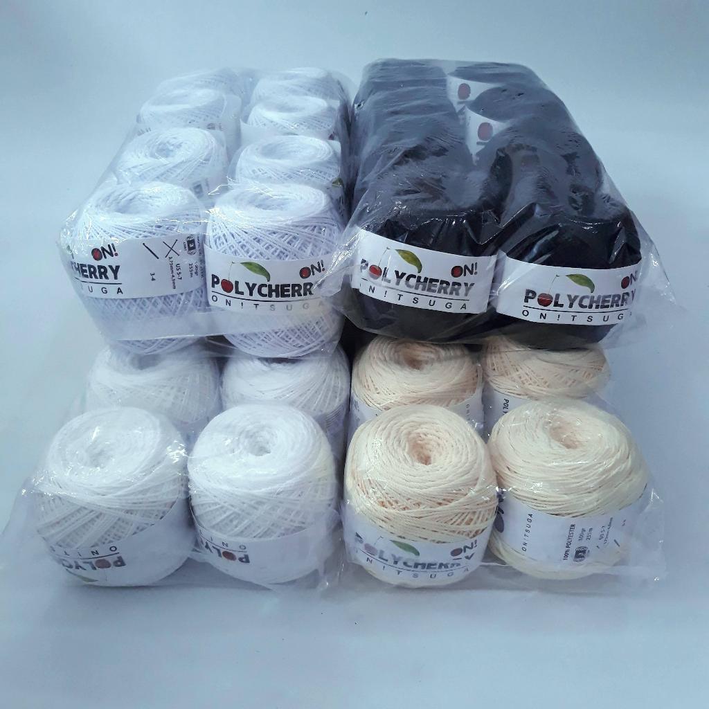 (GROSIR) BENANG RAJUT POLYCHERRY KATALOG 1