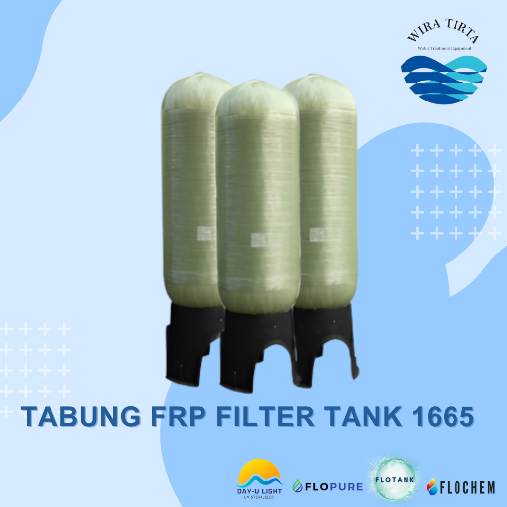 Tabung FRP Filter Tank 1665