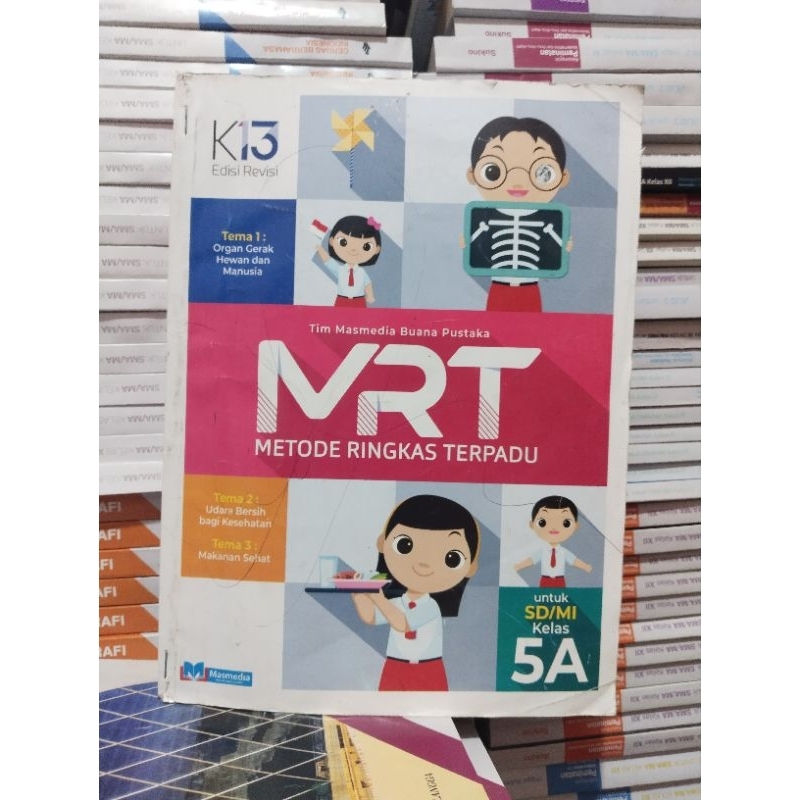 buku mrt/metode ringkas terpadu 5A, 5B untuk kelas 5/V sd mi masmedia revisi