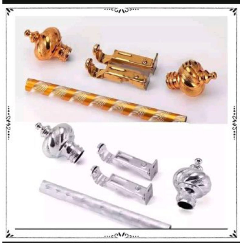 batang gorden penyangga gorden batang gorden bulat batang gorden kotak batang gorden almanium