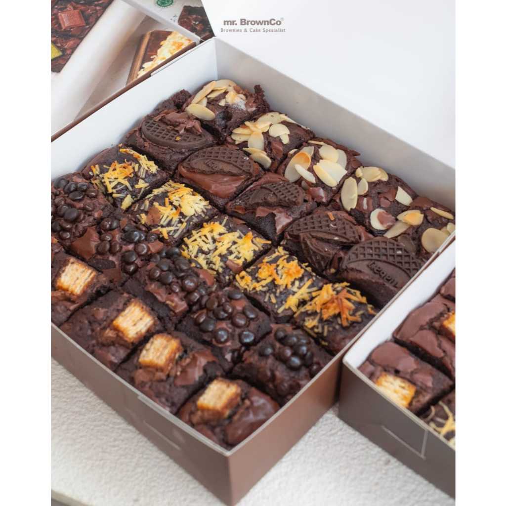 

Brownies skat fudgy Brownies kue coklat Brownies sekat Panggang Dark Coklat