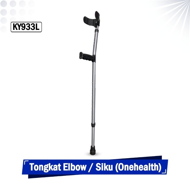 Tongkat Siku Elbow OneHealth Alat Bantu Jalan Kruk Walking Stick