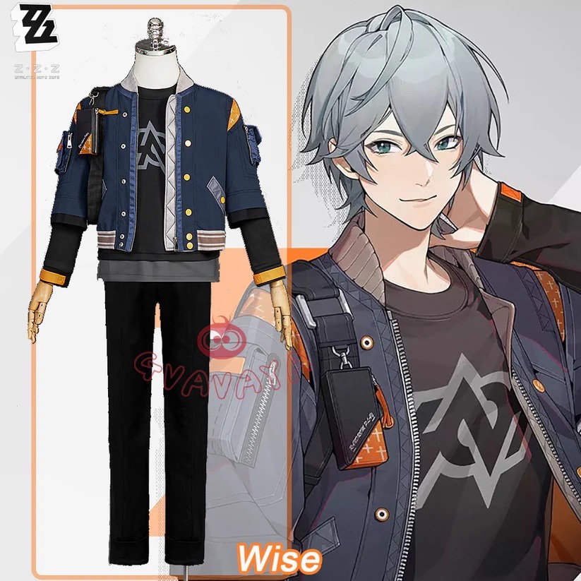Jaket Sweater Game Cosplay Zenless Zone Zero Cosplay Costume Wise