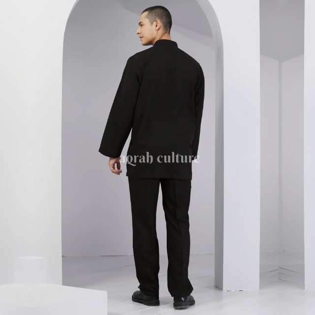 BEST DEALS FARHAD BAJU MELAYU PRIA MODERN BAHAN KATUN TOYOBO SATU SET PAKAIAN KOKO MUSLIM KURTA